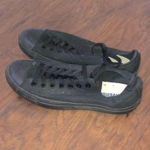 Converse, All Star. Brand new except wore one time as a groomsman.